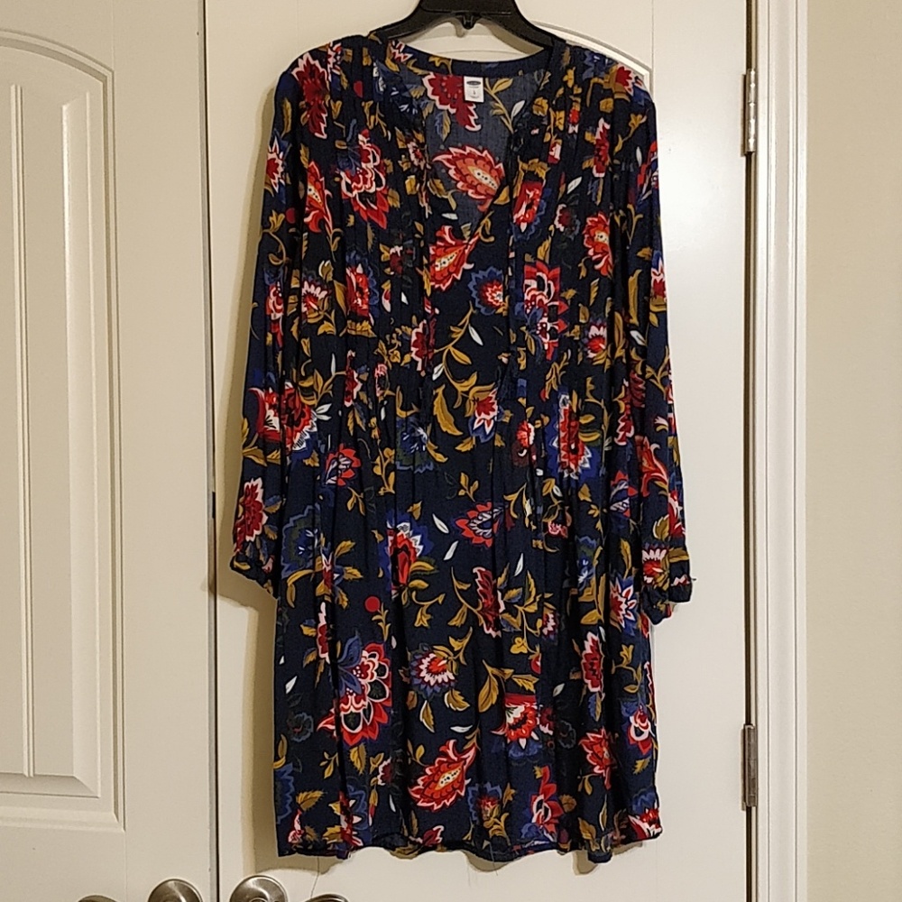 Old Navy Blue Floral Dress